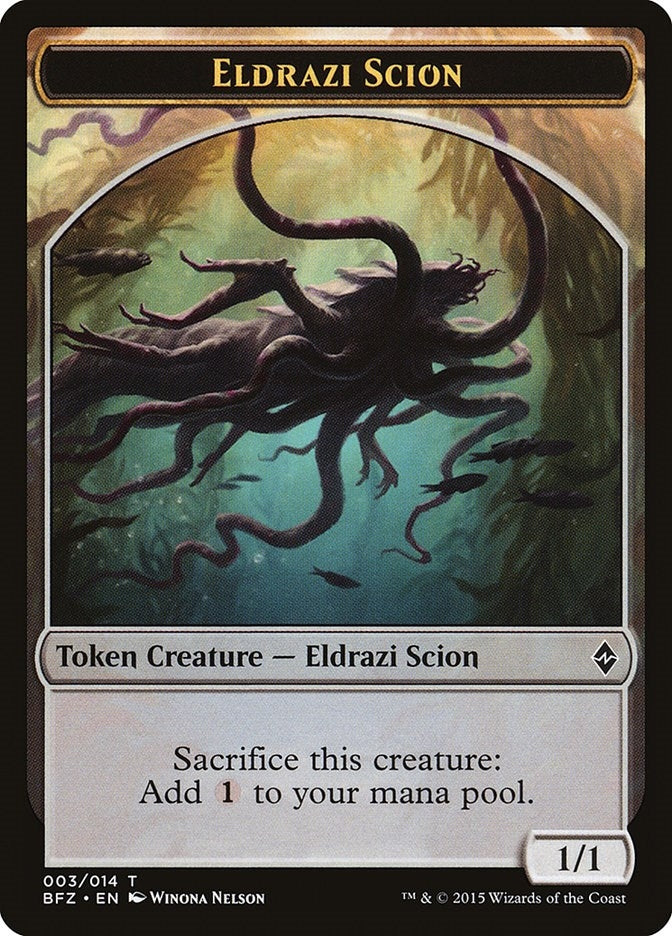 Image for Eldrazi Scion Token (003) (Battle for Zendikar) (3) - Magic: The Gathering