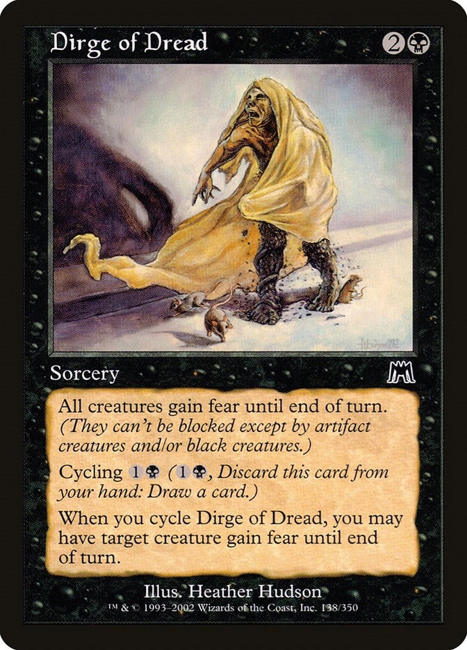 Image for Dirge of Dread (Onslaught) (138) - Magic: The Gathering