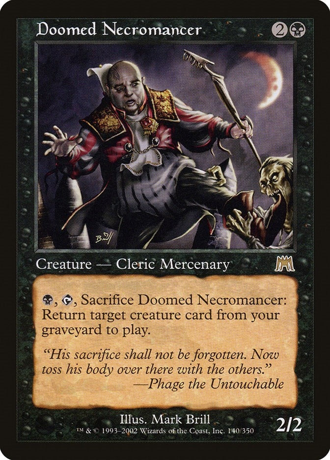 Image for Doomed Necromancer (Onslaught) (140) - Magic: The Gathering