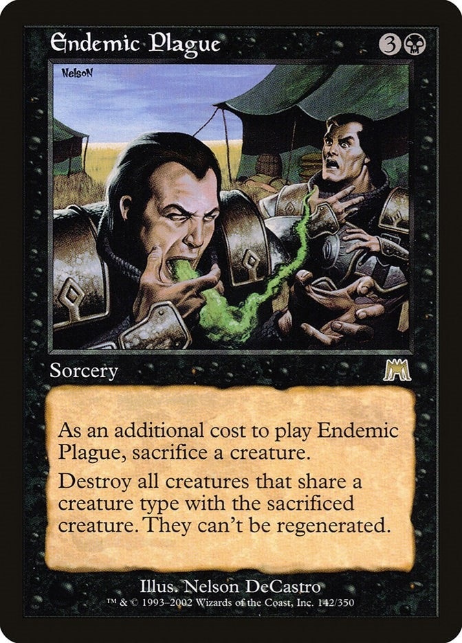 Image for Endemic Plague (Onslaught) (142) - Magic: The Gathering
