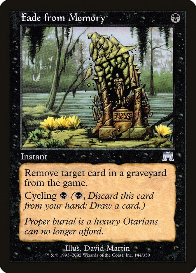 Image for Fade from Memory (Onslaught) (144) - Magic: The Gathering