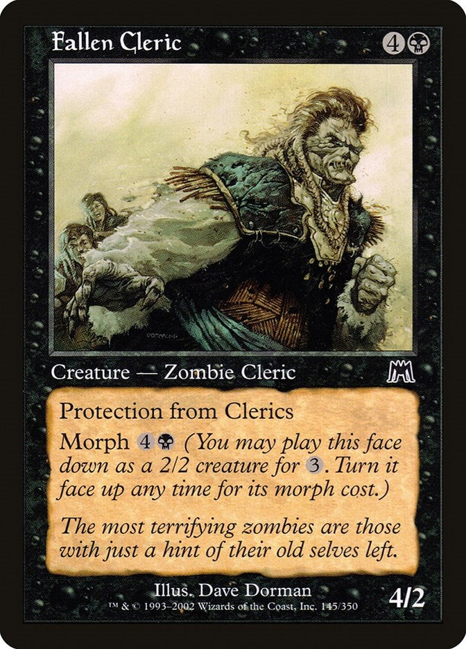 Image for Fallen Cleric (Onslaught) (145) - Magic: The Gathering