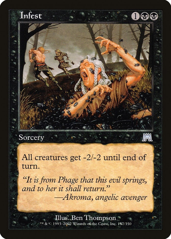 Image for Infest (Onslaught) (157) - Magic: The Gathering