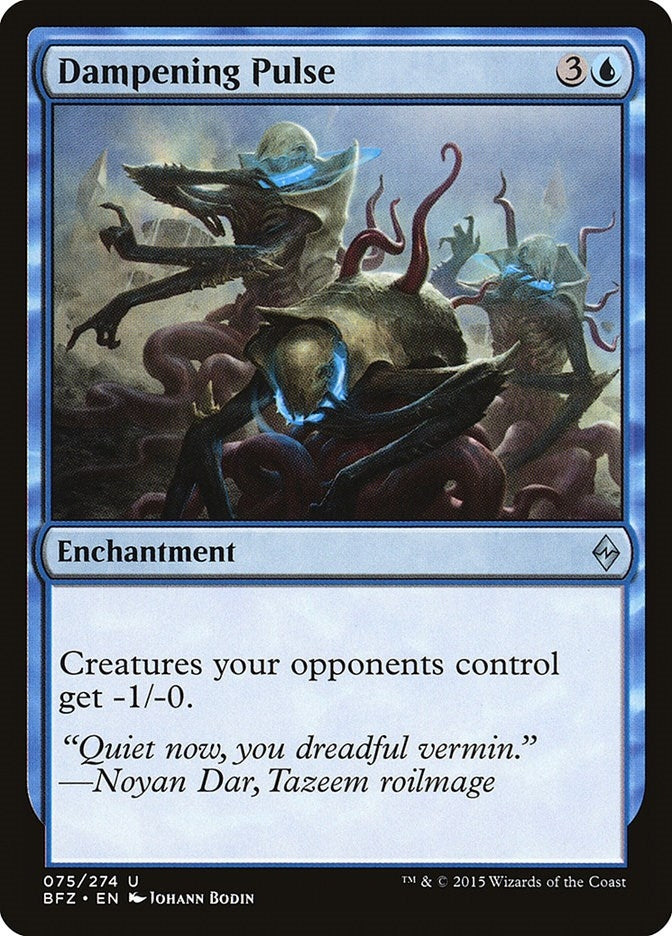 Image for Dampening Pulse (Battle for Zendikar) (75) - Magic: The Gathering