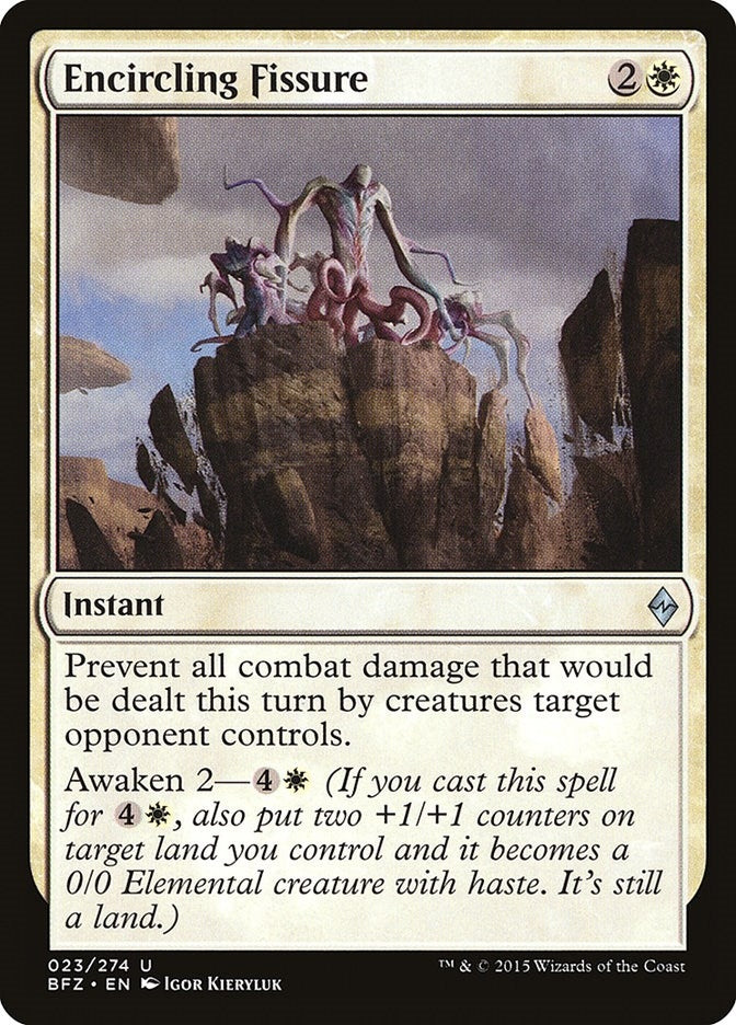 Image for Encircling Fissure (Battle for Zendikar) (23) - Magic: The Gathering