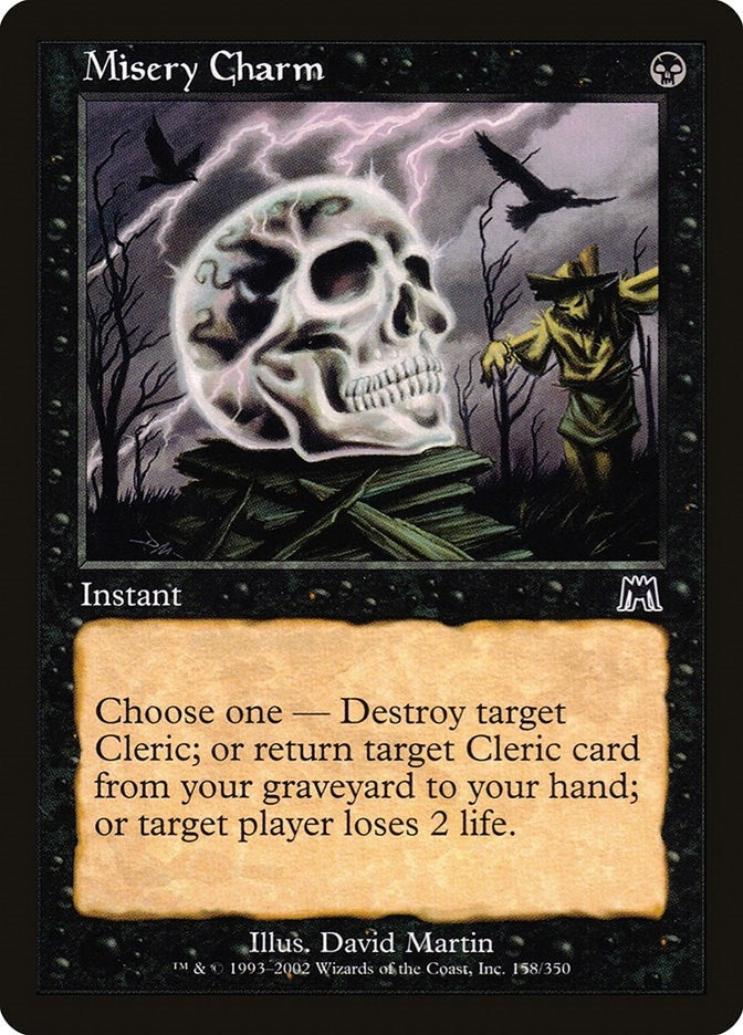 Image for Misery Charm (Onslaught) (158) - Magic: The Gathering