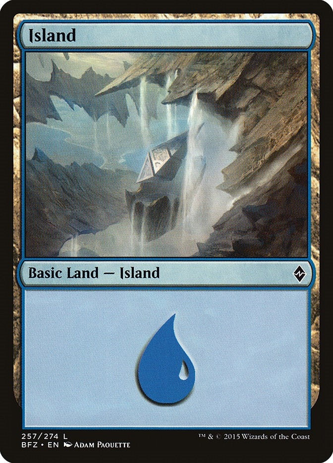 Image for Island (257) (Battle for Zendikar) (257) - Magic: The Gathering