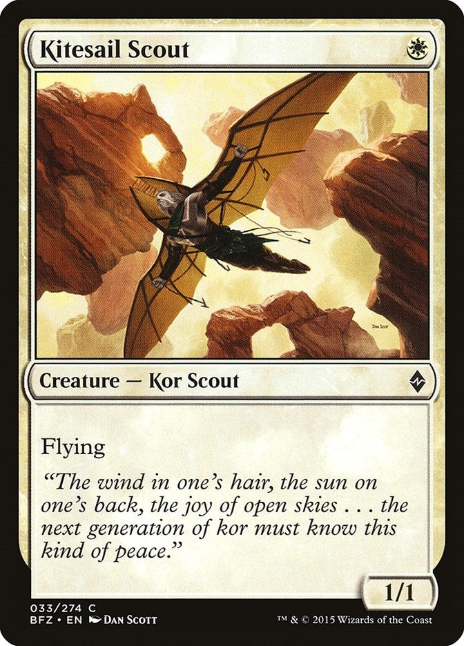 Image for Kitesail Scout (Battle for Zendikar) (33) - Magic: The Gathering