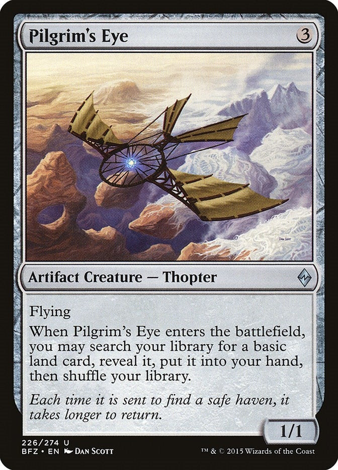 Image for Pilgrim's Eye (Battle for Zendikar) (226) - Magic: The Gathering