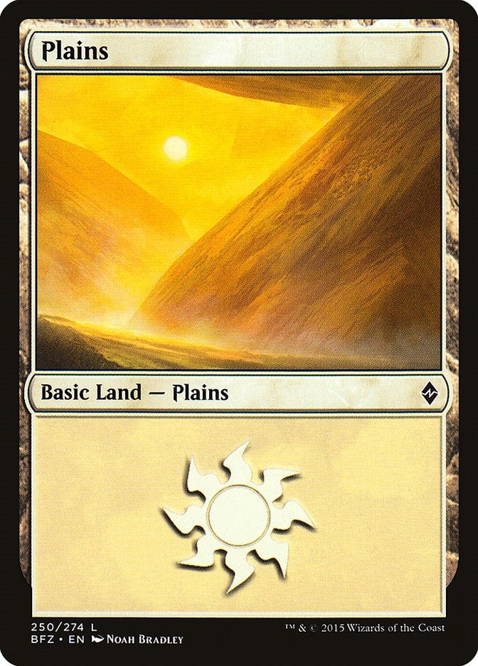 Image for Plains (250) (Battle for Zendikar) (250) - Magic: The Gathering
