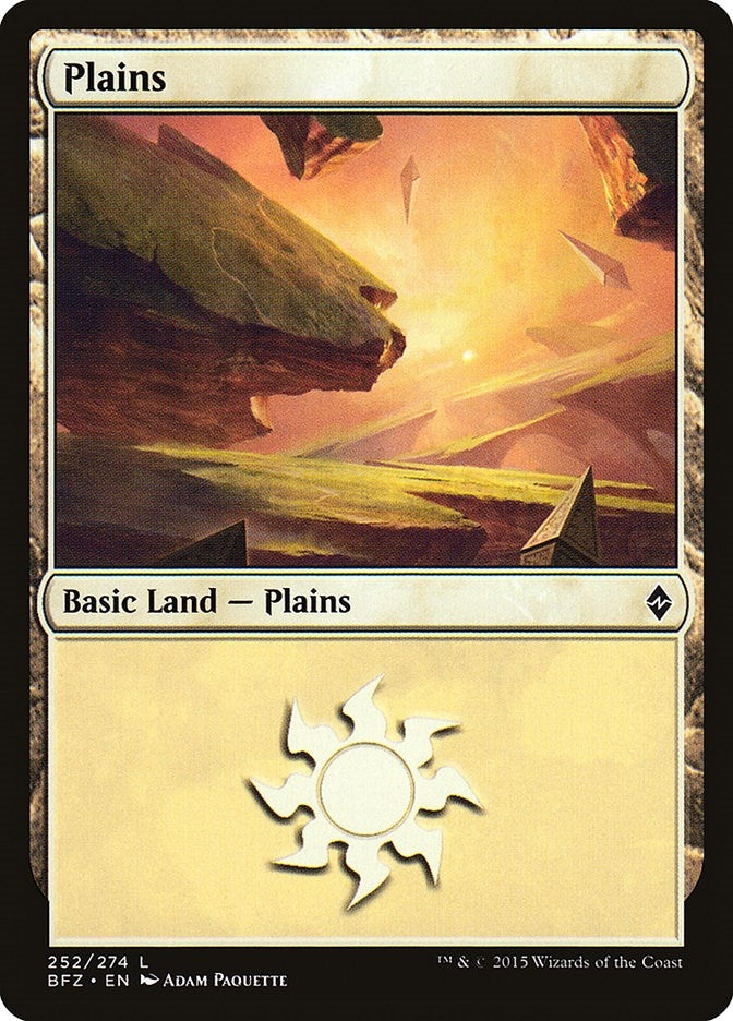 Image for Plains (252) (Battle for Zendikar) (252) - Magic: The Gathering