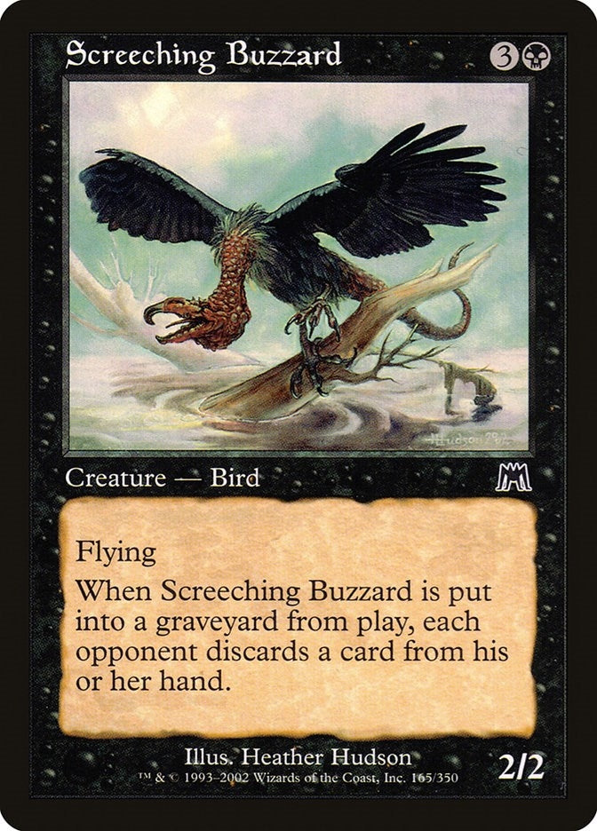 Image for Screeching Buzzard (Onslaught) (165) - Magic: The Gathering