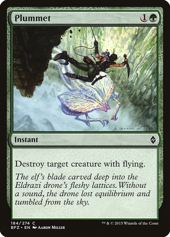 Image for Plummet (Battle for Zendikar) (184) - Magic: The Gathering