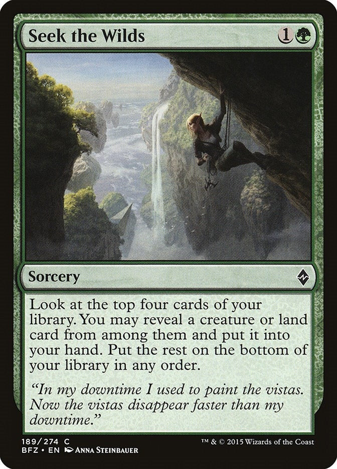 Image for Seek the Wilds (Battle for Zendikar) (189) - Magic: The Gathering