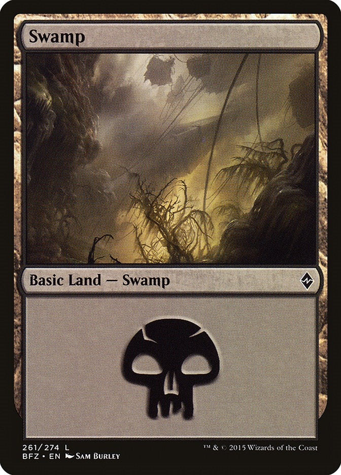 Image for Swamp (261) (Battle for Zendikar) (261) - Magic: The Gathering