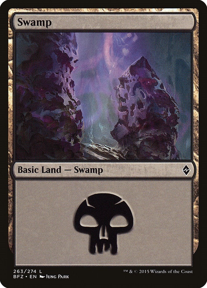Image for Swamp (263) (Battle for Zendikar) (263) - Magic: The Gathering