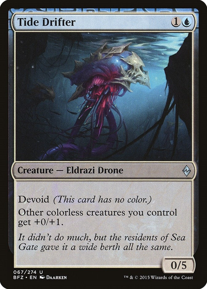 Image for Tide Drifter (Battle for Zendikar) (67) - Magic: The Gathering