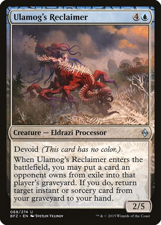 Image for Ulamog's Reclaimer (Battle for Zendikar) (68) - Magic: The Gathering