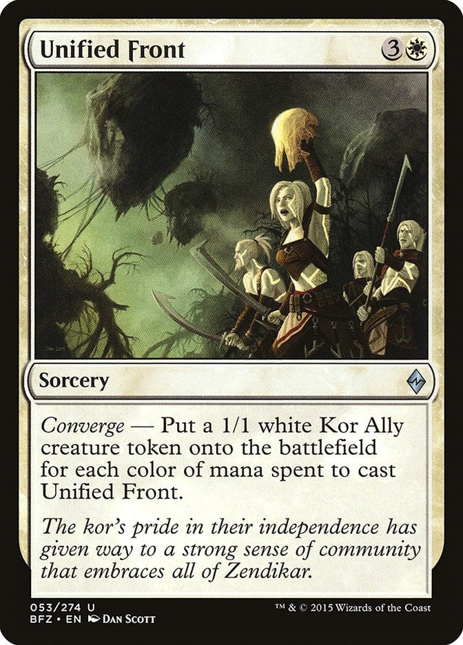 Image for Unified Front (Battle for Zendikar) (53) - Magic: The Gathering