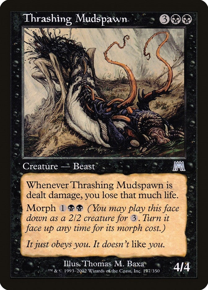 Image for Thrashing Mudspawn (Onslaught) (177) - Magic: The Gathering