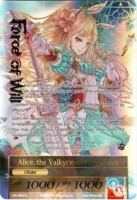 Image for Alice, the Girl in the Looking Glass // Alice, the Valkyrie of Fairy Tales (Full Art) (The Seven Kings of the Lands) (SKL-093/J) - Force of Will