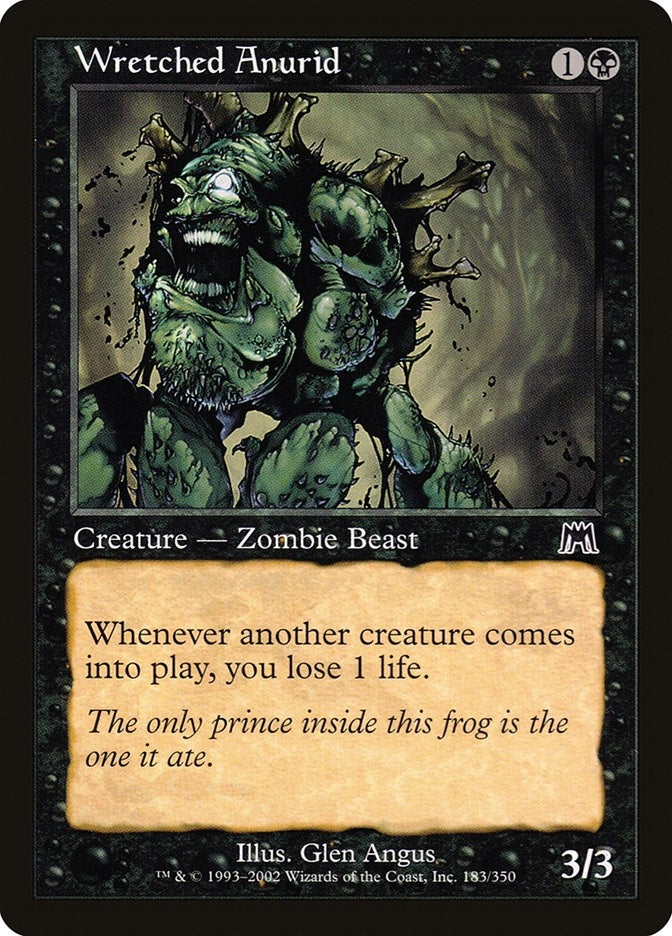 Image for Wretched Anurid (Onslaught) (183) - Magic: The Gathering