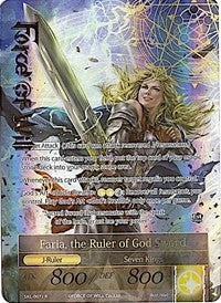 Image for Faria, the Sacred Queen // Faria, the Ruler of God Sword (Full Art) (The Seven Kings of the Lands) (SKL-007/J) - Force of Will