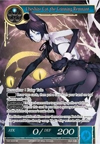 Image for Cheshire Cat, the Grinning Remnant (Full Art with Pants) (The Castle and The Two Towers) (TAT-039) - Force of Will