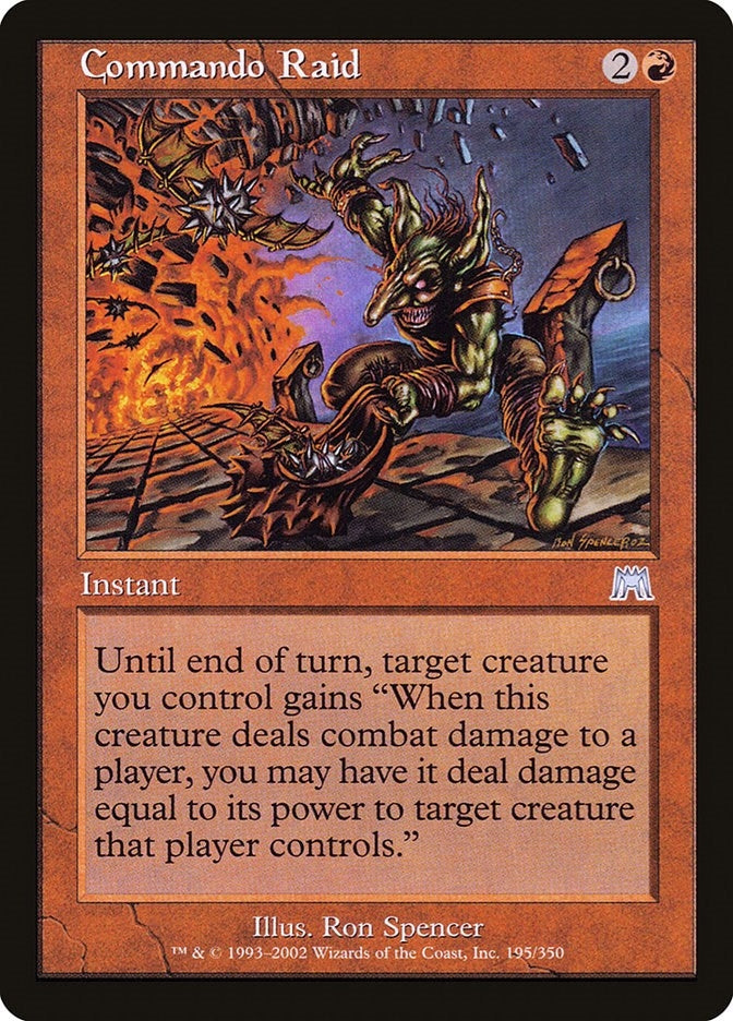 Image for Commando Raid (Onslaught) (195) - Magic: The Gathering