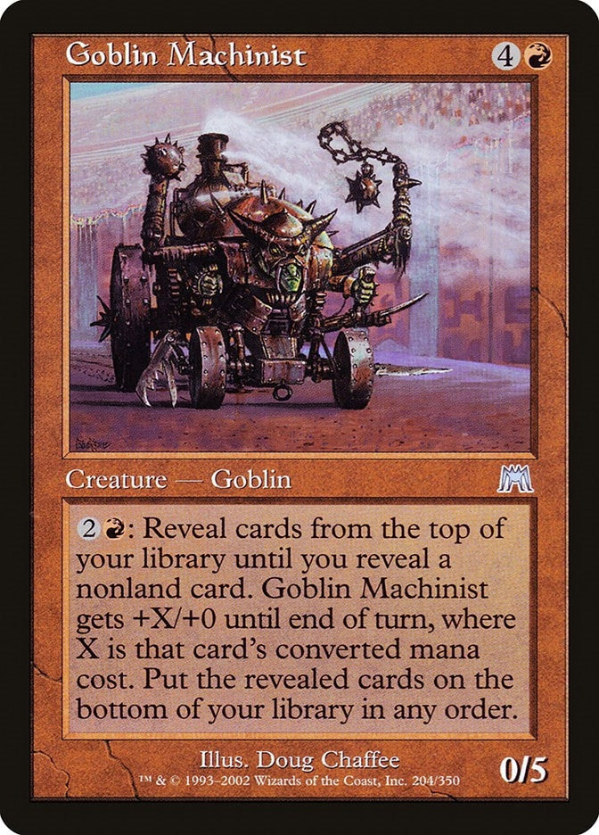 Image for Goblin Machinist (Onslaught) (204) - Magic: The Gathering