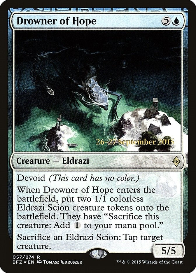 Image for Drowner of Hope (Prerelease Cards) (57) - Magic: The Gathering