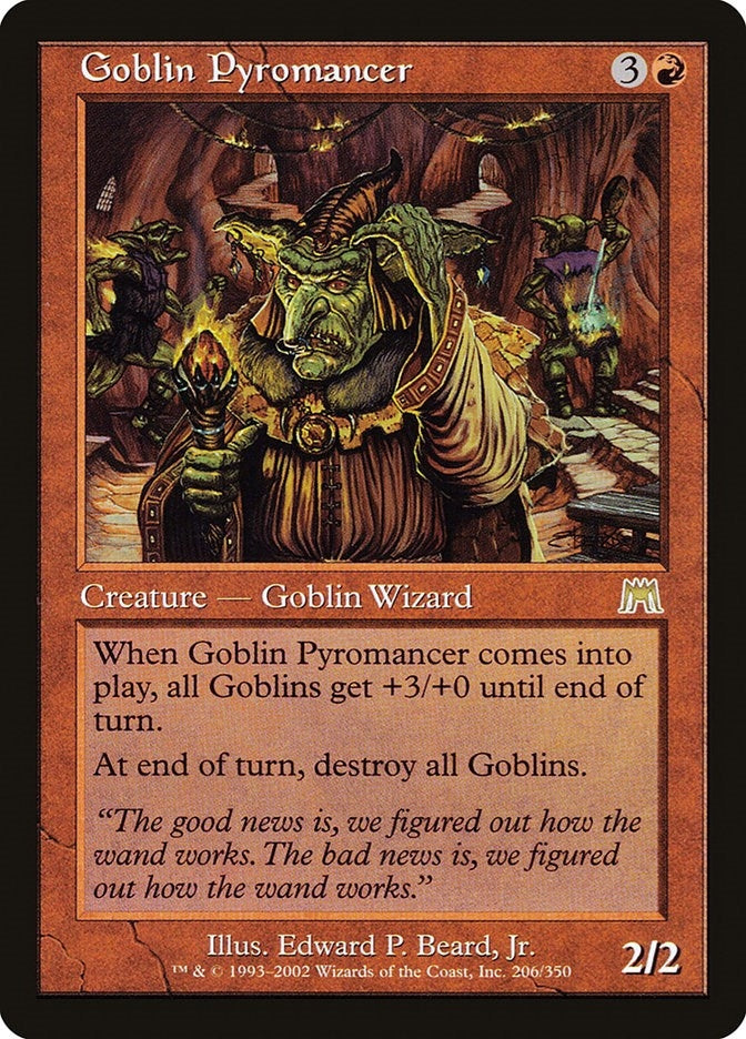 Image for Goblin Pyromancer (Onslaught) (206) - Magic: The Gathering
