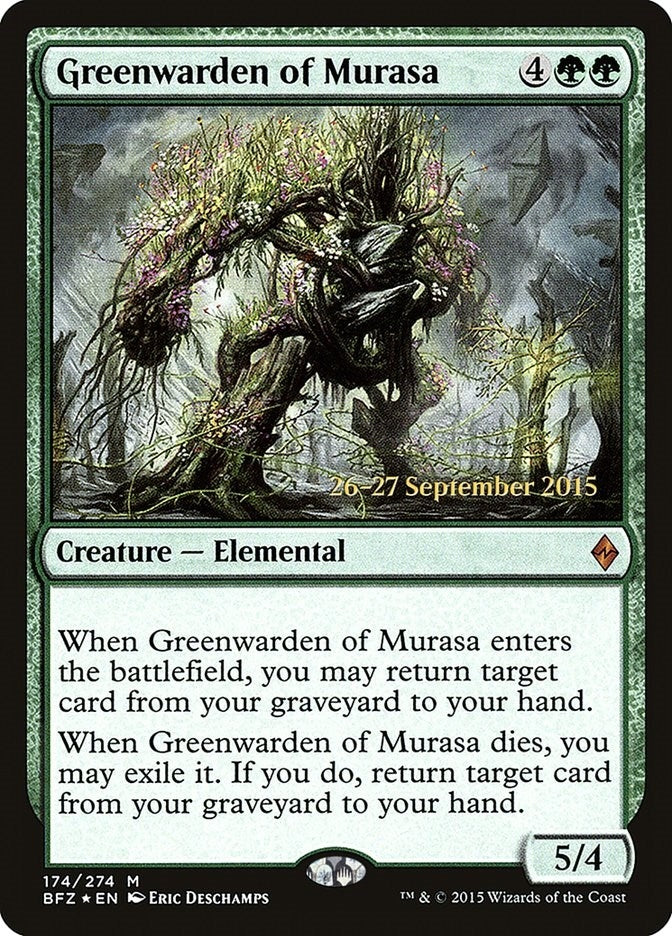 Image for Greenwarden of Murasa (Prerelease Cards) (174) - Magic: The Gathering