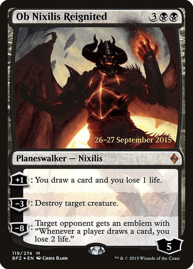 Image for Ob Nixilis Reignited (Prerelease Cards) (119) - Magic: The Gathering