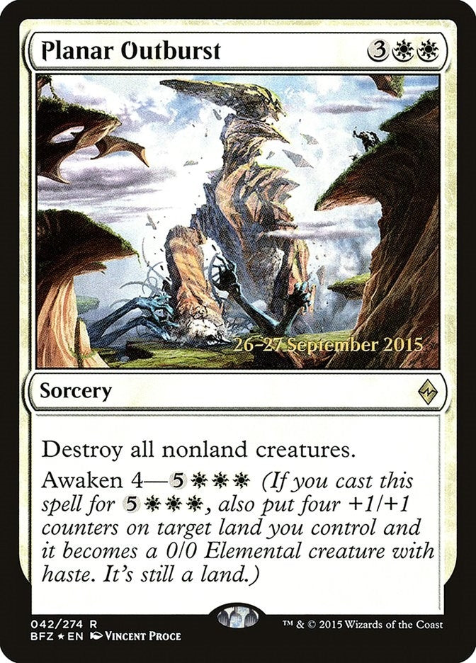Image for Planar Outburst (Prerelease Cards) (42) - Magic: The Gathering