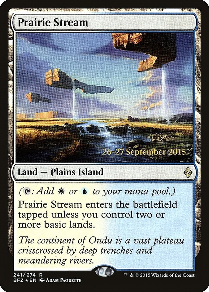 Image for Prairie Stream (Prerelease Cards) (241) - Magic: The Gathering