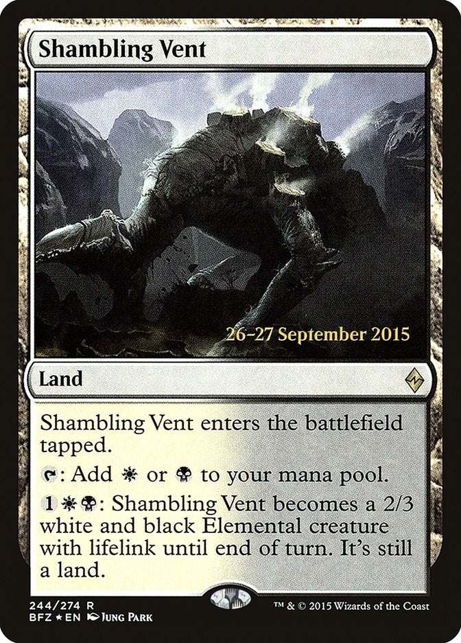 Image for Shambling Vent (Prerelease Cards) (244) - Magic: The Gathering