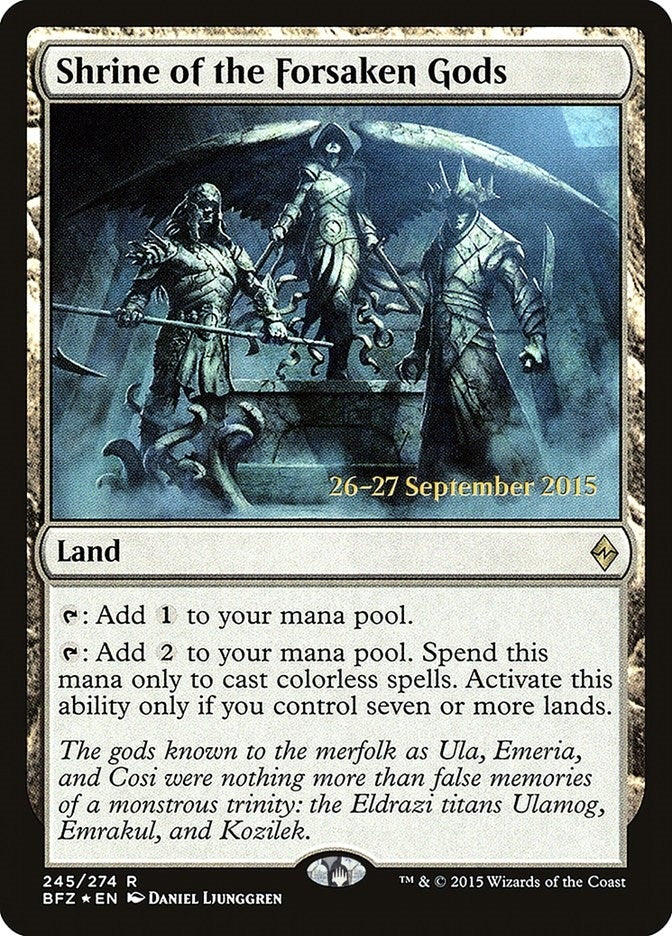 Image for Shrine of the Forsaken Gods (Prerelease Cards) (245) - Magic: The Gathering