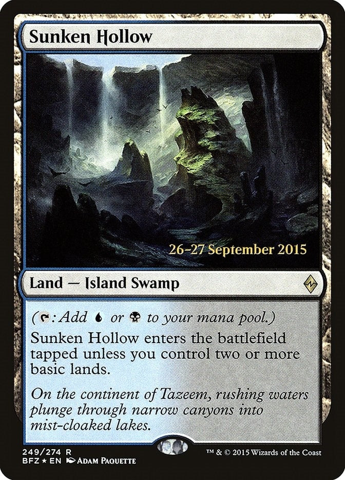 Image for Sunken Hollow (Prerelease Cards) (249) - Magic: The Gathering