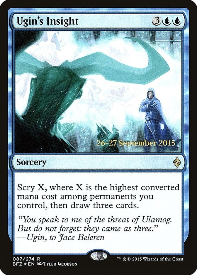 Image for Ugin's Insight (Prerelease Cards) (87) - Magic: The Gathering