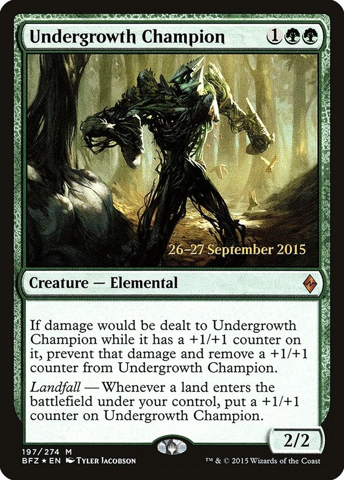 Image for Undergrowth Champion (Prerelease Cards) (197) - Magic: The Gathering