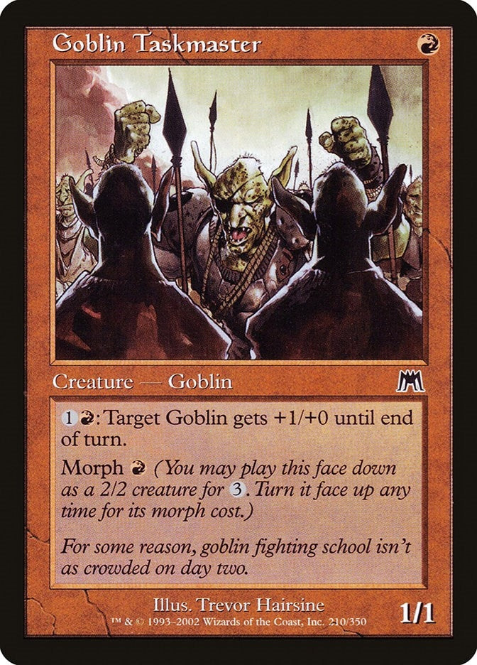 Image for Goblin Taskmaster (Onslaught) (210) - Magic: The Gathering