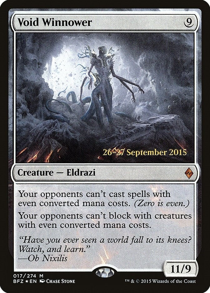Image for Void Winnower (Prerelease Cards) (17) - Magic: The Gathering
