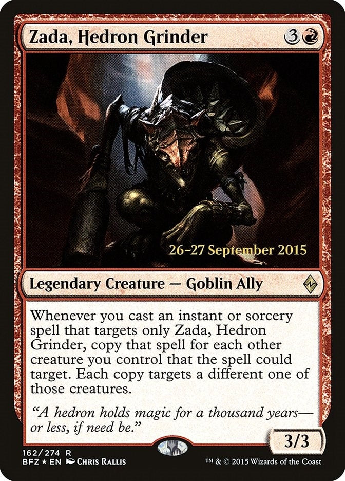Image for Zada, Hedron Grinder (Prerelease Cards) (162) - Magic: The Gathering