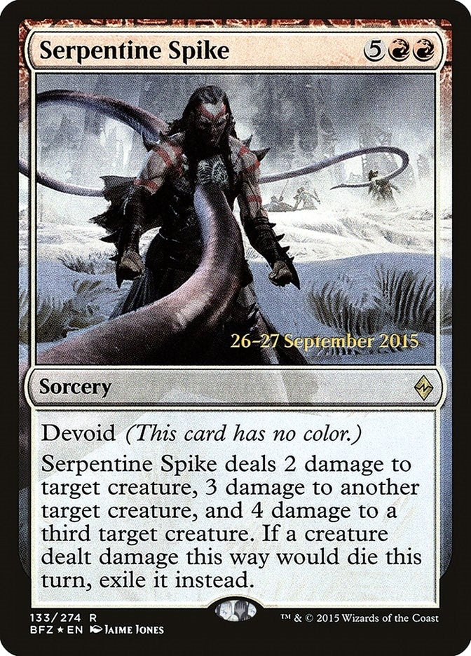 Image for Serpentine Spike (Prerelease Cards) (133) - Magic: The Gathering