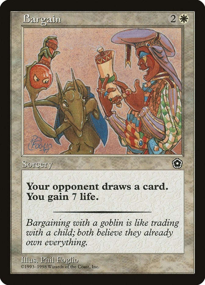 Image for Bargain (Portal Second Age) - Magic: The Gathering