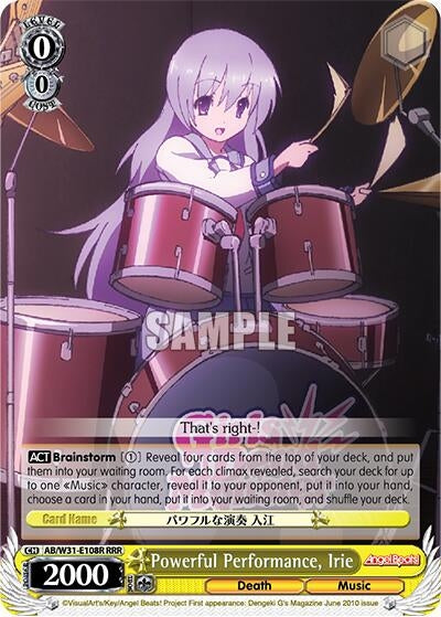Image for Powerful Performance, Irie (Angel Beats! Re:Edit) (AB/W31-E108 C) - Weiss Schwarz