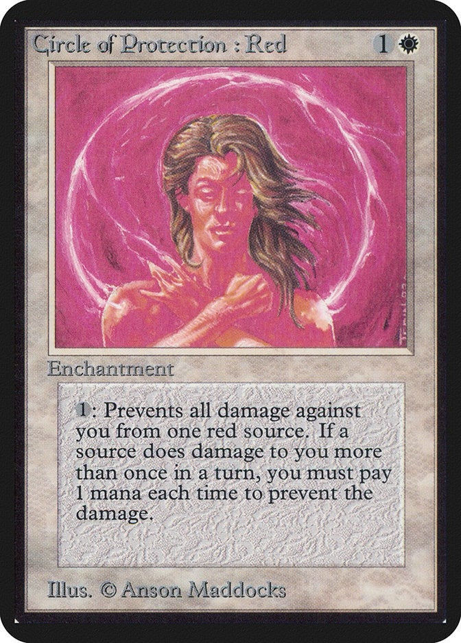 Image for Circle of Protection: Red (Alpha Edition) - Magic: The Gathering