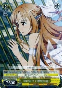 Image for Asuna In a Birdcage (Sword Art Online Vol.2) (SAO/S26-E005 R) - Weiss Schwarz