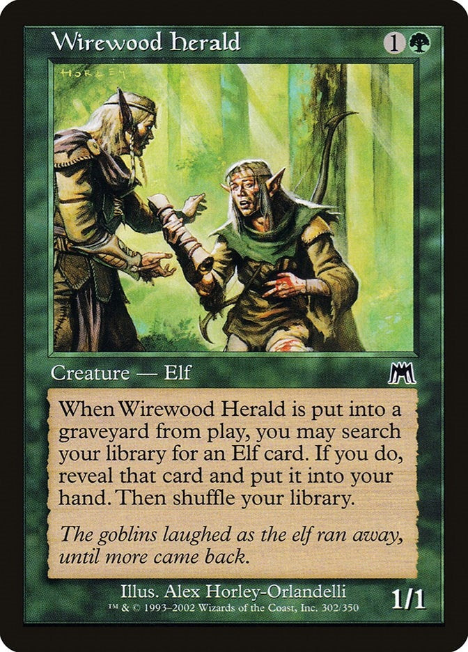 Image for Wirewood Herald (Onslaught) (302) - Magic: The Gathering